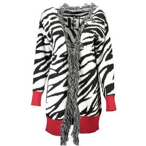 Gaelle Paris Bianco Acrylic Women Women's Cardigan